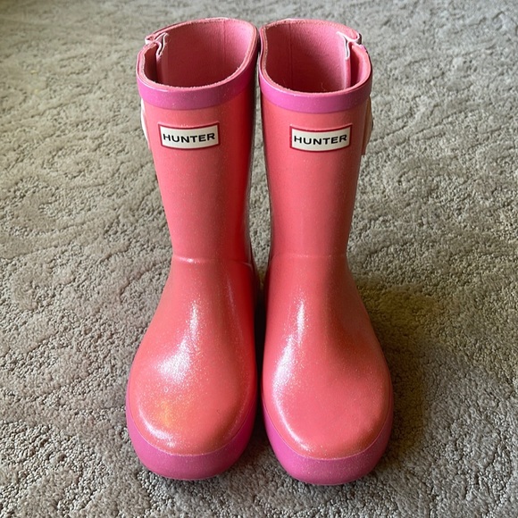 Hunter Shoes Pink Glitter Hunter Boots Poshmark